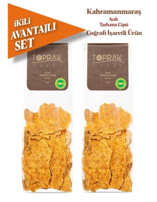 Toprak Doğal - Acılı Tarhana Cips Avantajlı 2'li Set