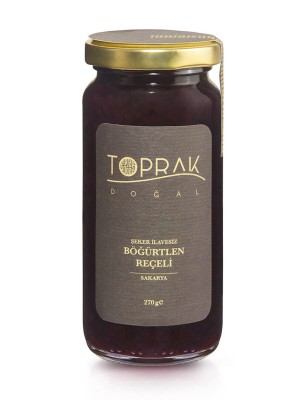 Toprak Doğal - Şekersiz Böğürtlen Reçeli 270 G Sakarya 