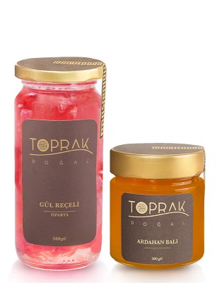Toprak Doğal - Gül Reçeli, Ardahan Balı Seti