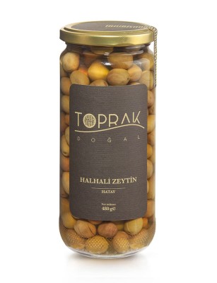 Toprak Doğal - Halhali Zeytini 480 G Hatay Net:300