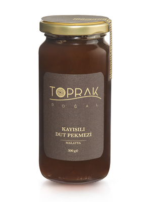 Toprak Doğal - Kayısılı Dut Pekmezi 300 G Malatya - Şekersiz