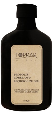 Toprak Doğal - Propolis Çörek Otu Keçiboynuzu Özü 270 G