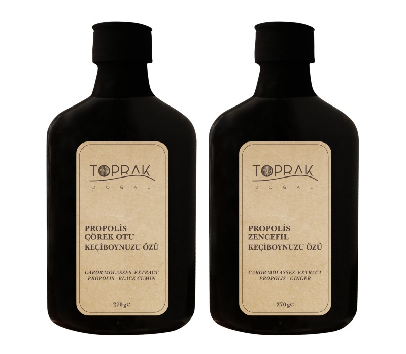 Propolis Zencefil Keçiboynuzu Özü - Propolis Çörek Otu Keçiboynuzu Özü 270 g