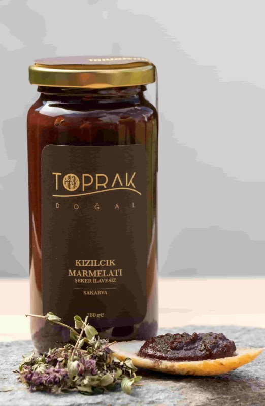 Şekersiz Kızılcık Marmelatı 280 G Sakarya 