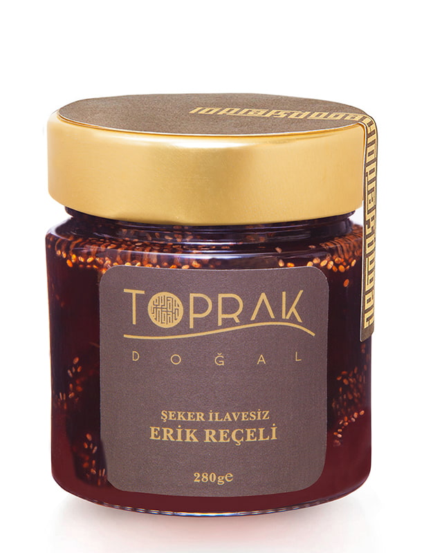 Şekersiz Erik Reçeli 280 G Chia Tohumlu