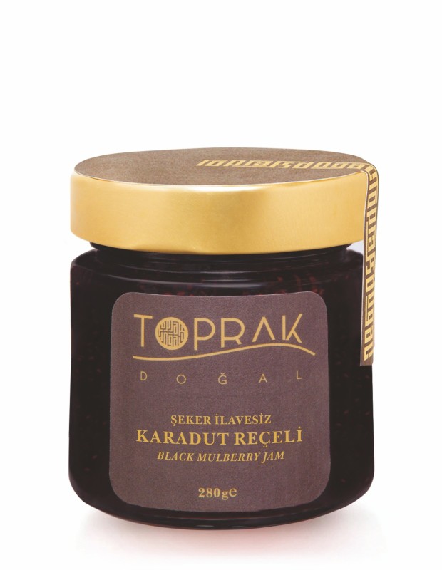 Şekersiz Karadut Reçeli 280 g Chia Tohumlu